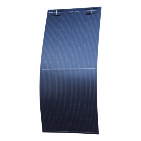 250W MCS certified black semi-flexible solar panel top junction box