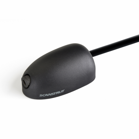 Scanstrut DS-H6-BLK Horizontal Cable Seal - Waterproof Cable Gland for 2-6mm Cables, IP68 Rated, UV-Stable Plastic, Screw Mount - Black