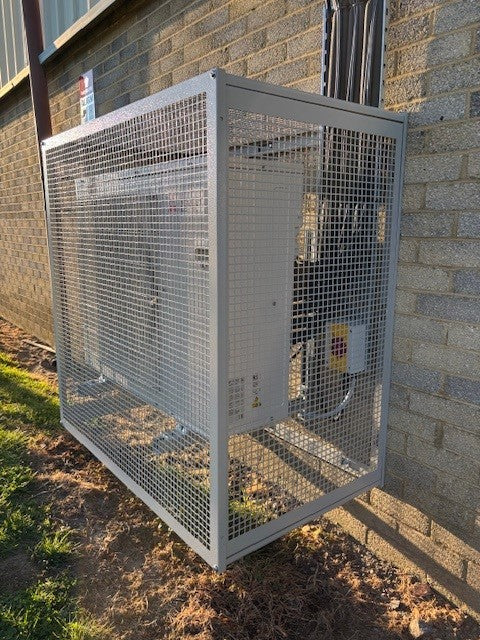 Solar Cage - Steel Mesh Guard Cage for Heat Pumps, Solar Batteries, Inverters, Air Conditioning Units