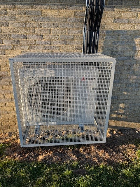 Solar Cage - Steel Mesh Guard Cage for Heat Pumps, Solar Batteries, Inverters, Air Conditioning Units