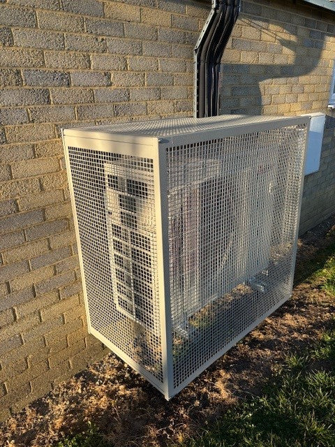 Solar Cage - Steel Mesh Guard Cage for Heat Pumps, Solar Batteries, Inverters, Air Conditioning Units