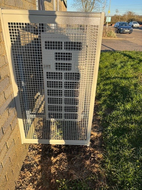 Solar Cage - Steel Mesh Guard Cage for Heat Pumps, Solar Batteries, Inverters, Air Conditioning Units