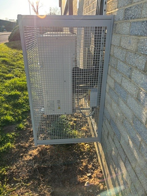 Solar Cage - Steel Mesh Guard Cage for Heat Pumps, Solar Batteries, Inverters, Air Conditioning Units