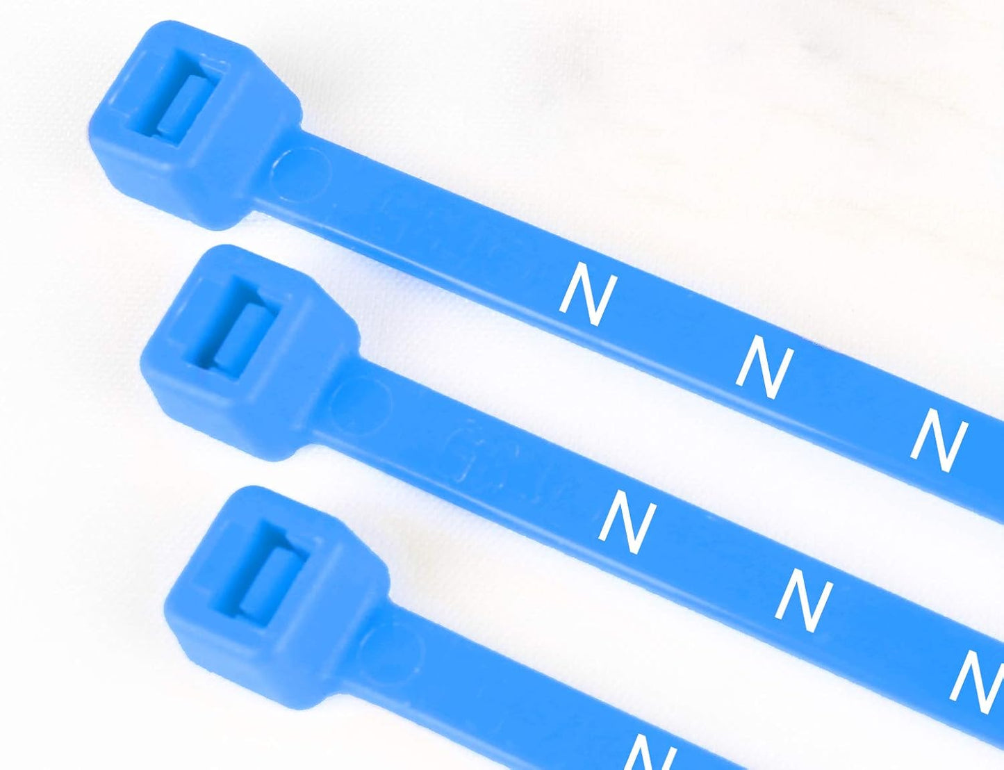 Printed Electrical Metering Cable Ties - L / N - Blue / Brown - 100 per pack