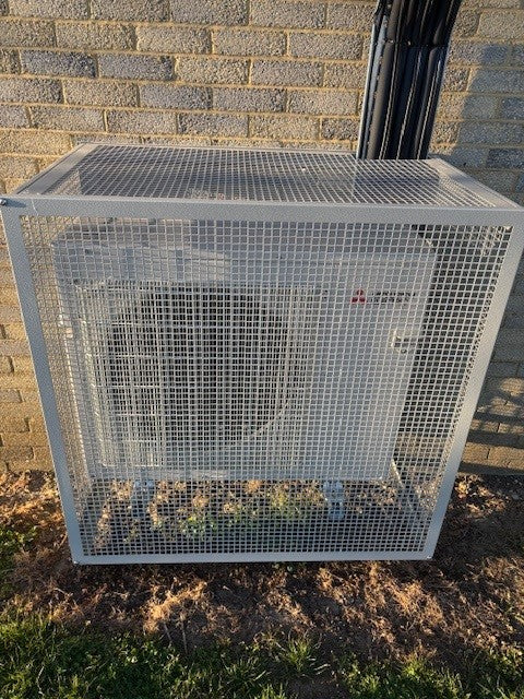 Solar Cage - Steel Mesh Guard Cage for Heat Pumps, Solar Batteries, Inverters, Air Conditioning Units