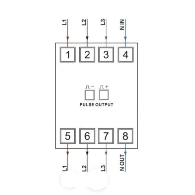 Eastron SDM72D-M-MID v2 Modbus RS485 Digital Power Meter Three Phase Four Wire Din Rail MID Energy Meter