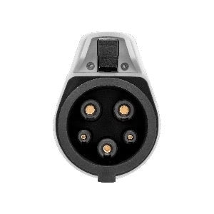 Type 1 EV Coiled Charging Cable | 16 amp | Green or Black | 7.5 metres | Single Phase