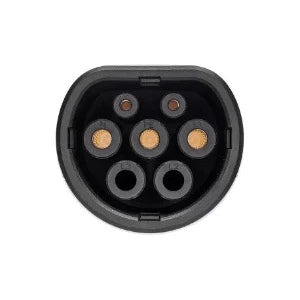 Type 2 Coiled Tethered EV Cable | 5 metres Pre Coiled | Single Phase