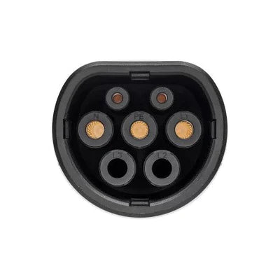 Type 2 Fast Charging EV Cables | 32 amp 22kW | Three Phase | Green or Black | 1.8, 3, 5, 7.5, 10 & 15 metres