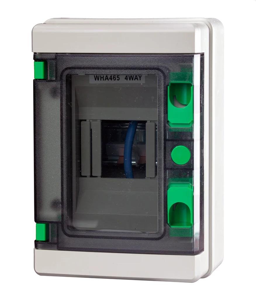 EMPTY PLASTIC IP65 ENCLOSURE 4/8/12 USEABLE WAYS