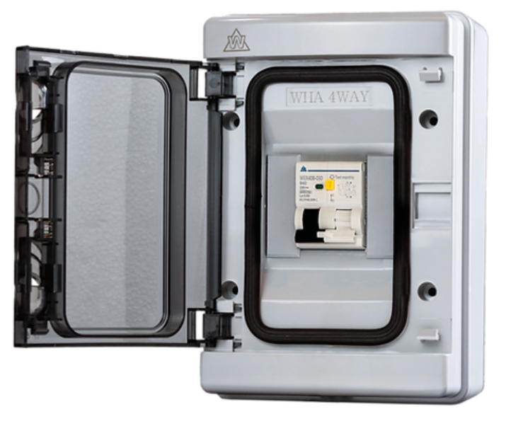 WPEV240A IP65 plastic RCBO enclosure