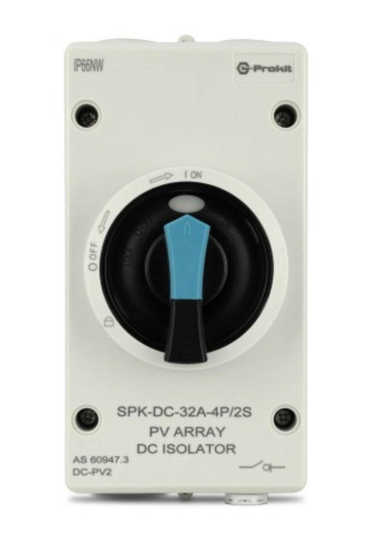 DC Isolator 16A/32A 4P