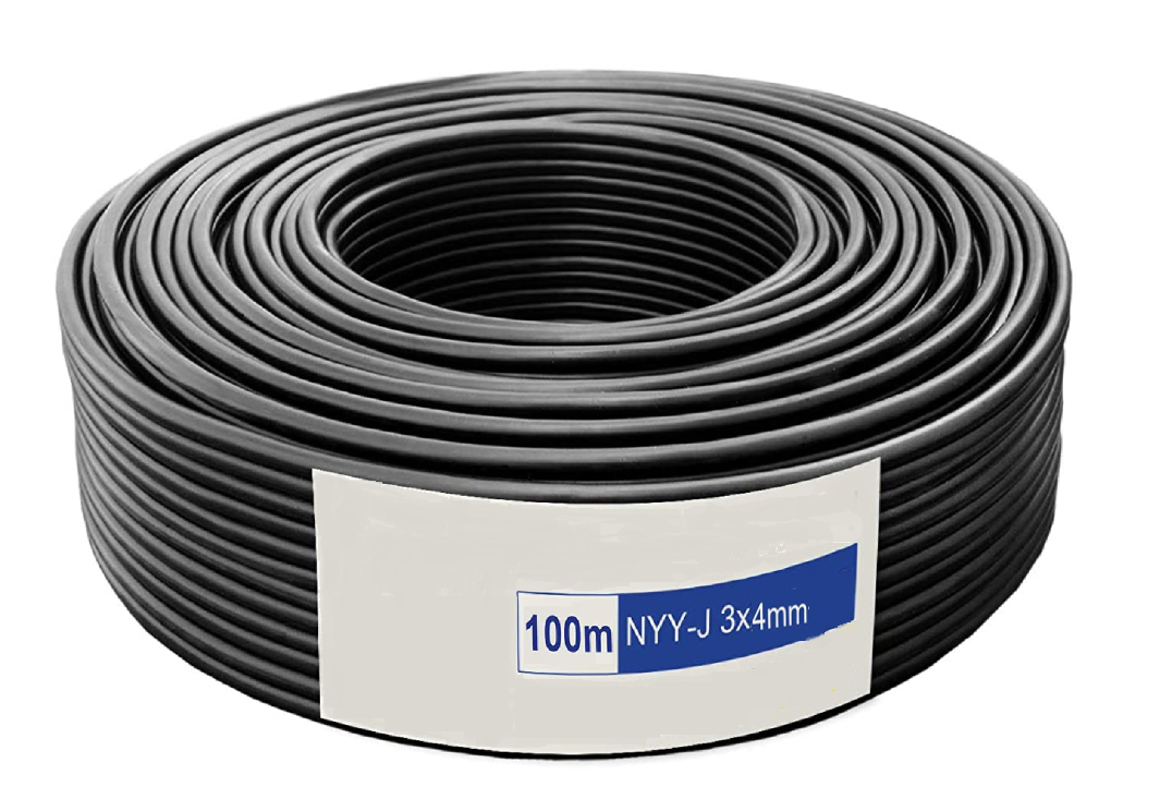 NYY-J underground power cable 3x4mm