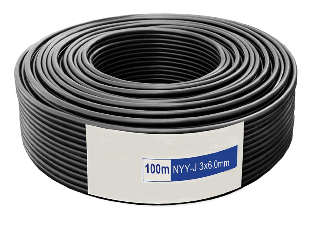 NYY-J underground power cable 3x6mm