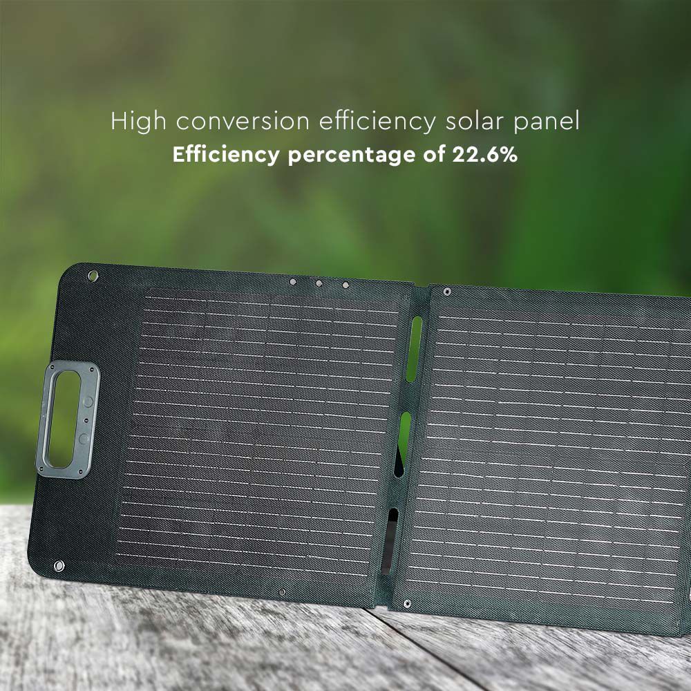 VT-10120 120W FOLDABLE SOLAR PANEL FOR PORTABLE POWER STATION