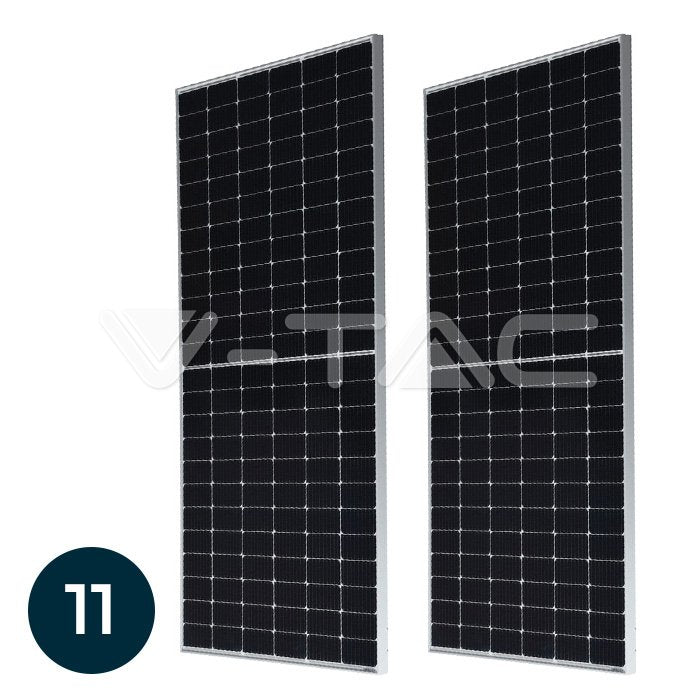 11 panels - 450W (4.95kW/SET) HALF CUT MONO SOLAR PANEL 36V 2094mmX1038mmX35mm