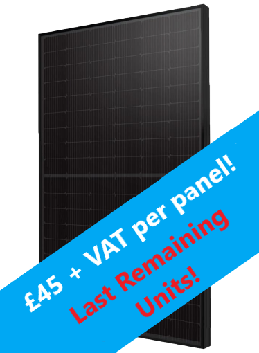 *CLEARANCE DEAL* - PALLET OF 36 PANELS - 410W HI-EFF TWIN MONO SOLAR PANEL TIER 1 1722x1134x35mm FULL BLACK FRAME
