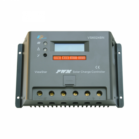 60A solar panel charge controller / regulator with LCD display and adv ...