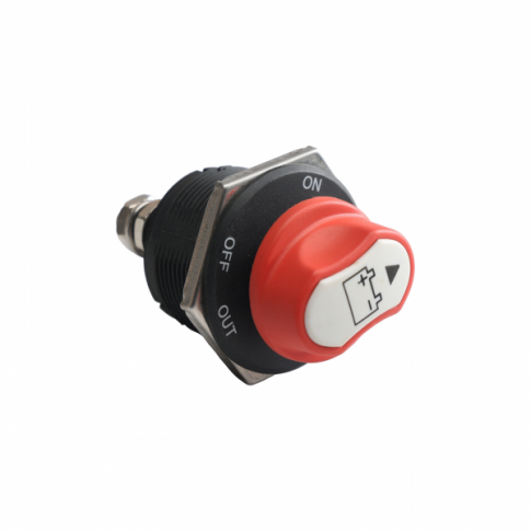 200A 12V/24V/48V panel mount battery isolator switch with M8 terminals