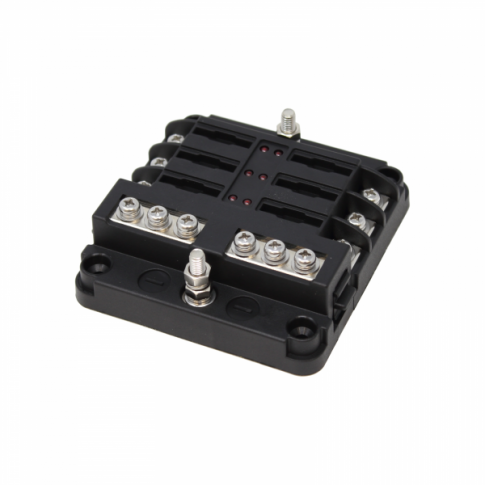 6 way fuse box with 12 blade fuses