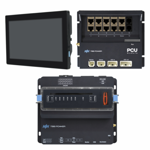 TBB Power Amoy kit with PCU control unit, CRS29 master module, 7'' LCD and harness