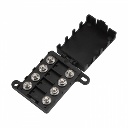 4-Way MIDI Fuse Holder with Protective Cover ??“ Supports 4 x MIDI Fuses