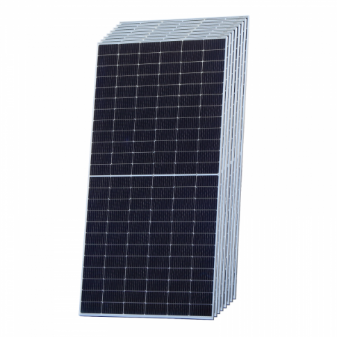 Pallet of 5 x 540W Sharp NU-JD Monocrystalline Solar panels with high-efficiency PERC cells
