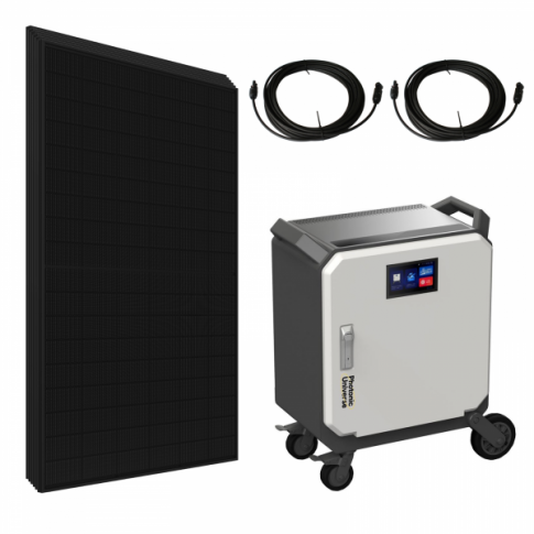 Complete 5kW off-grid power system with 5kWh high performance battery ...