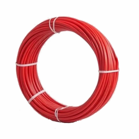 50m coil of 4.0mm tinned copper red solar PV cable IEC 62930, H1Z2Z2-K and TUV certified