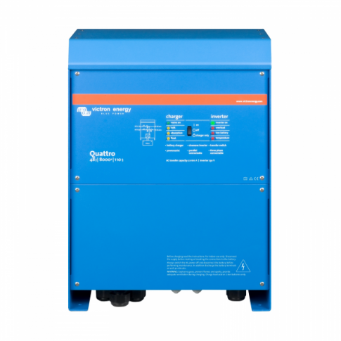 Victron Quattro 8000VA 48V inverter with 110A charger 48/8000/110-100/100 230V VE.Bus