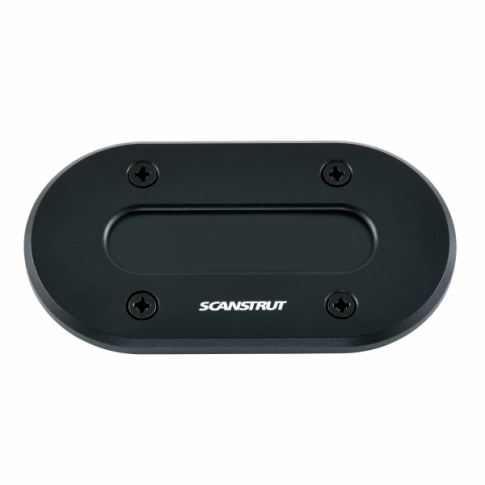 Scanstrut DS-LP-MULTI-BLK Low Profile Black Cable Seal for Multiple Cables up to 15mm and Connectors up to 18mm - Anodised Aluminium