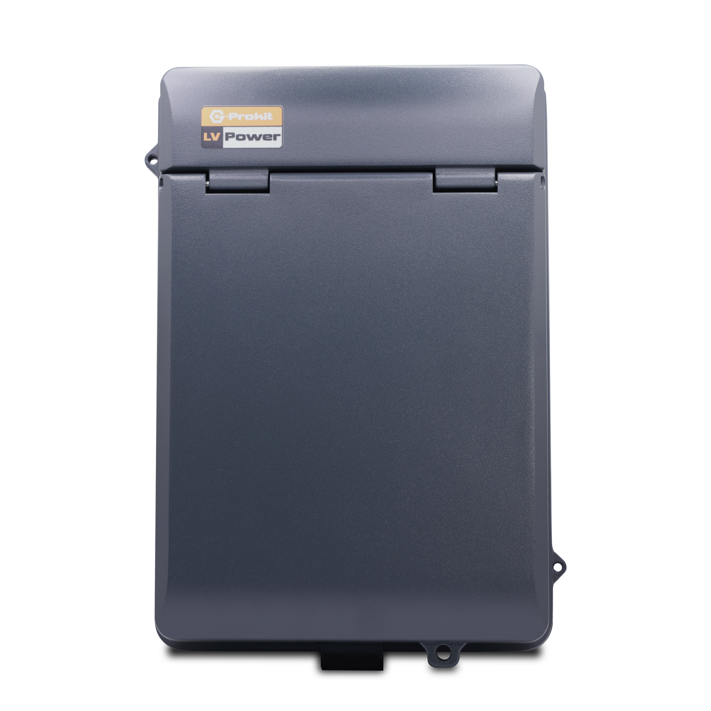 EV POWERBOX IP65 Metal, Black - 5 module IP65 Metal EV Enclosure with A Type Bi-Directional 40A B Curve RCBO and SPD