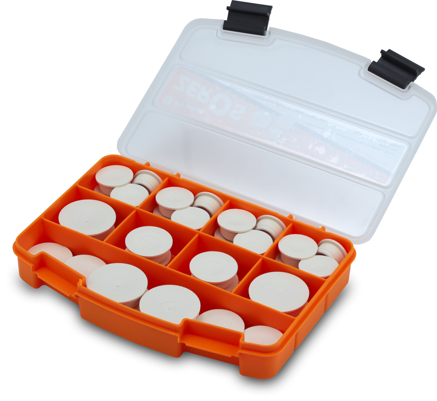 G-PROKIT Zeros 36-Piece Flame-Retardant TPE Membrane Grommet Kit Box, for Consumer Unit Installation - 20mm, 25mm, 32mm, fire Rated, IP66