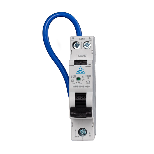 WCED 1 Module Bi-Directional 30mA High immunity Type A RCBO
