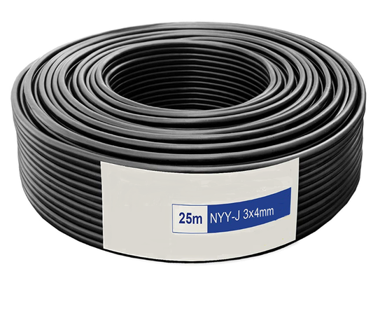 NYY-J underground power cable 3x4mm