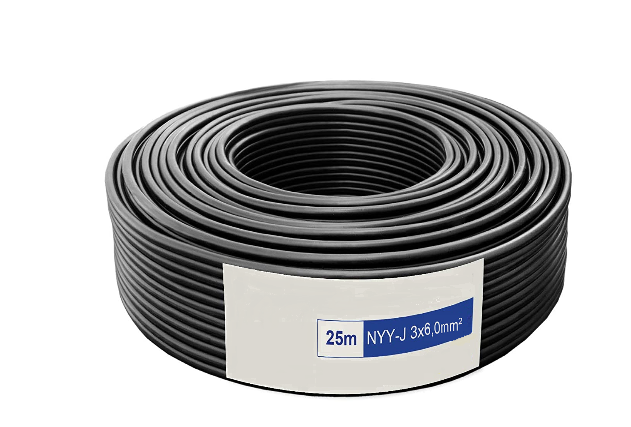 NYY-J underground power cable 3x6mm