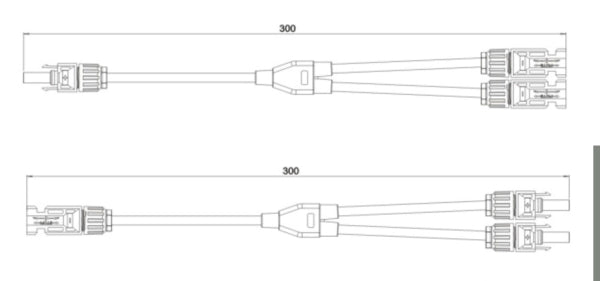 Y2 SOLAR BRANCH CONNECTOR SET