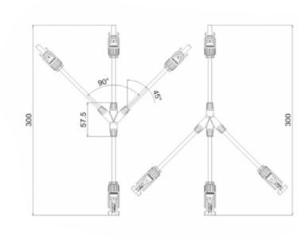 Y3 SOLAR BRANCH CONNECTOR SET