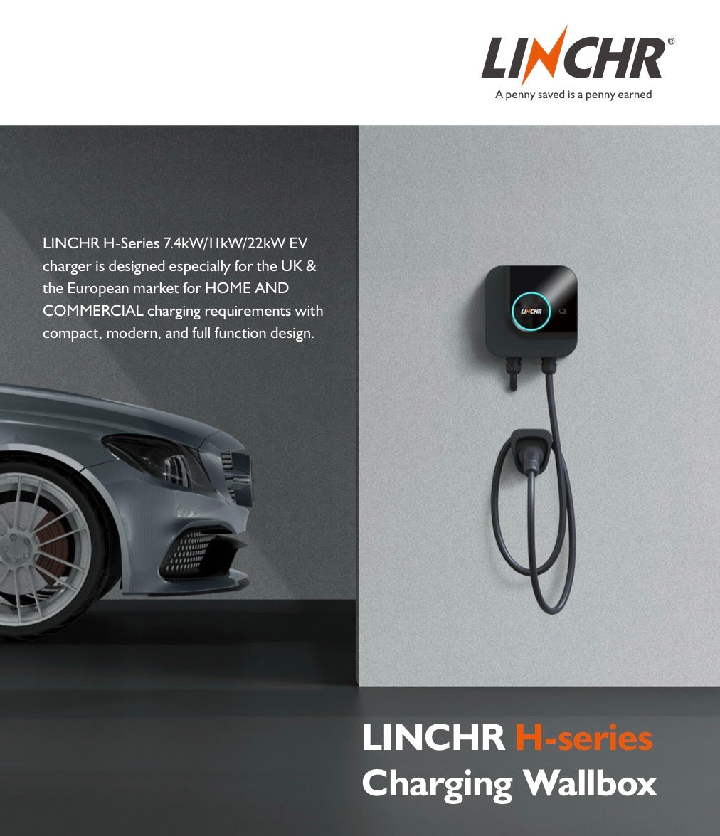 LINCHR 22kw SOCKETED EV CHARGER