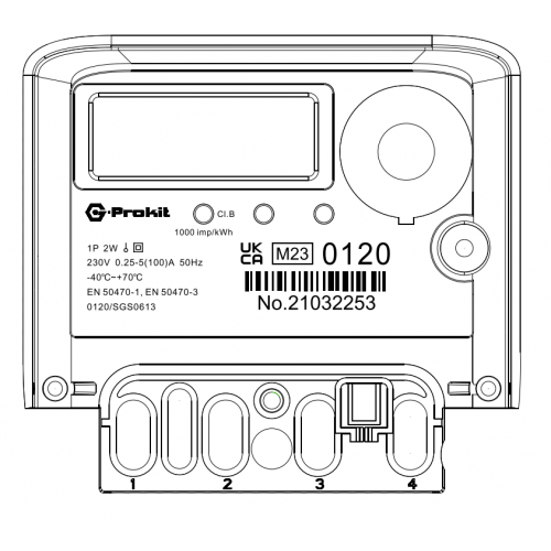 Power Meter - 1-Phase Bi-directional Meter