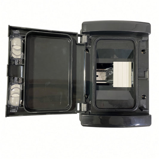 PLASTIC BLACK IP65 ENCLOSURE - 4 USEABLE WAYS