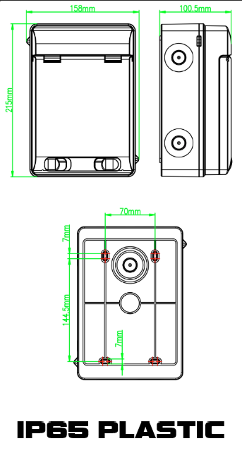 EV POWERBOX IP65 Grey Plastic A-Type Bi-Directional RCBO and Surge Protection Unit for Electric Vehicle Charging