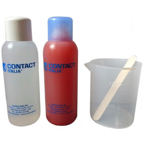 Bi-Component transparant Polymer Insulating Gel - 2 x 500ml Gel, 1 x Mixing Jug. Pot life :- 10min. Cross-linking time = less then 30min. Mixing ration in weight 1:1