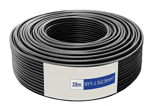 NYY-J underground power cable 3x2.5mm