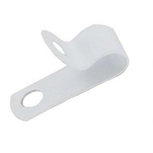 RSFL Saddle Clip in LSZH in WHITE - size 342 - 50 per pack