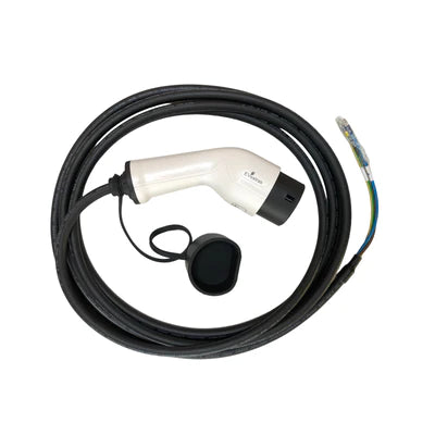 Type 2 | Tethered EV Cable | 32 amp | Green or Black | 5, 10 or 15 metres | Single Phase