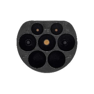 Type 2 EV Coiled Charging Cable | 32 amp | Green or Black | 1.8, 3, 5 or 7.5 metres | Single Phase