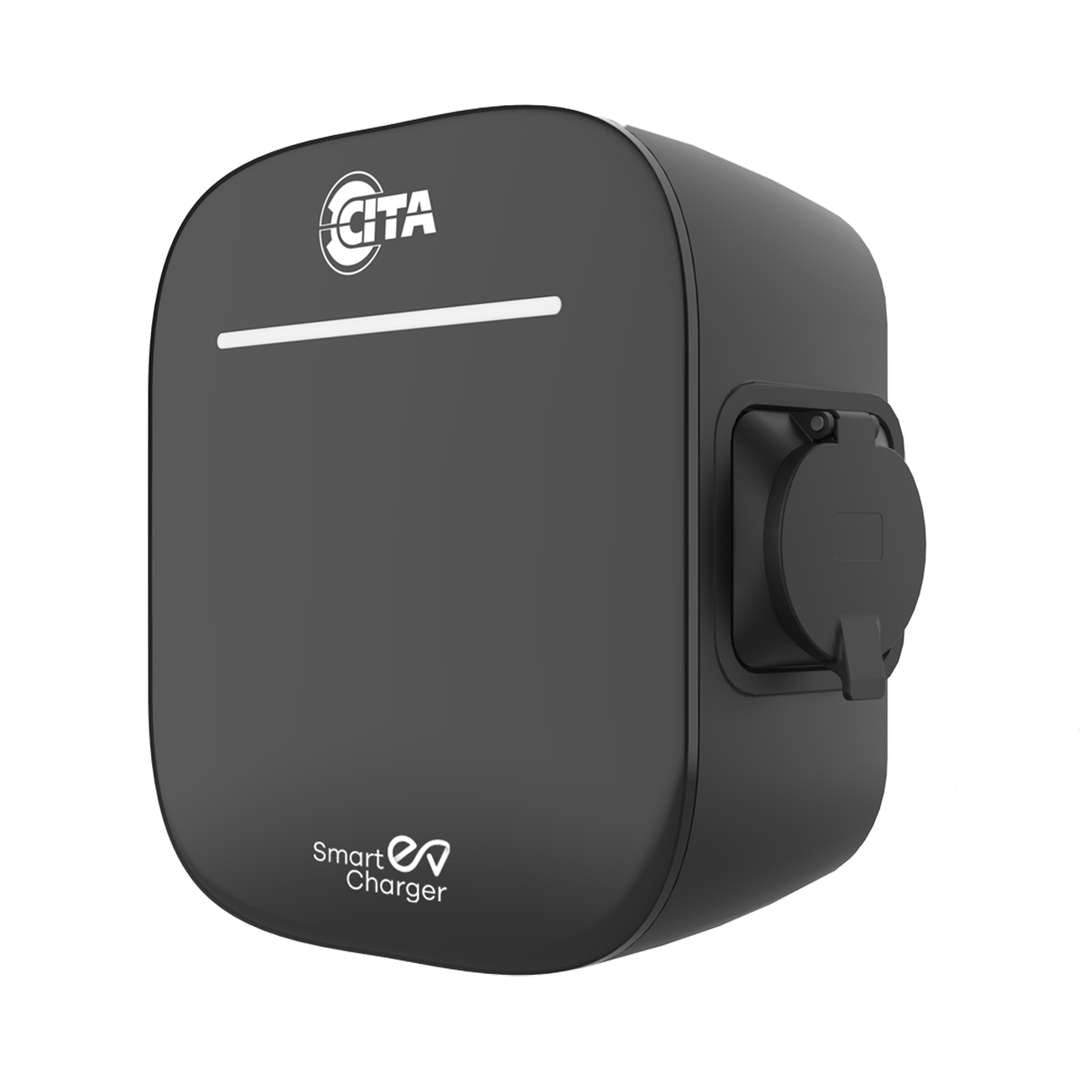 CITA CITA7S 7.4KW SOCKETED WALL EV CHARGER WITHOUT CABLE