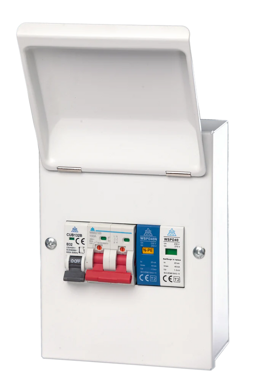 EV CONNECTION UNIT WITH SURGE PROTECTION 20A/32A/40A AVAILABLE