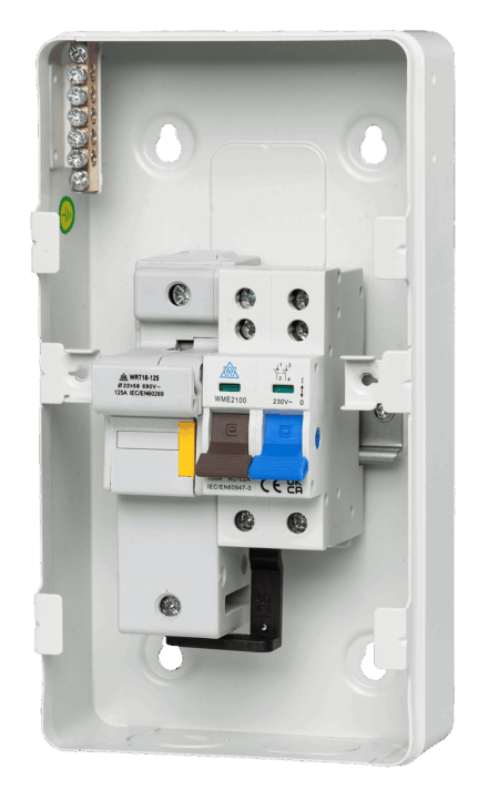 WCED Metal Switch fuse - Fused Main Switch with 3 fuses WFMS100/3F